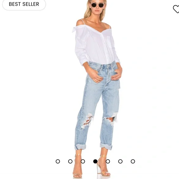 Agolde 90's Mid Rise Loose Fit in Fall Out - Picture 4 of 5